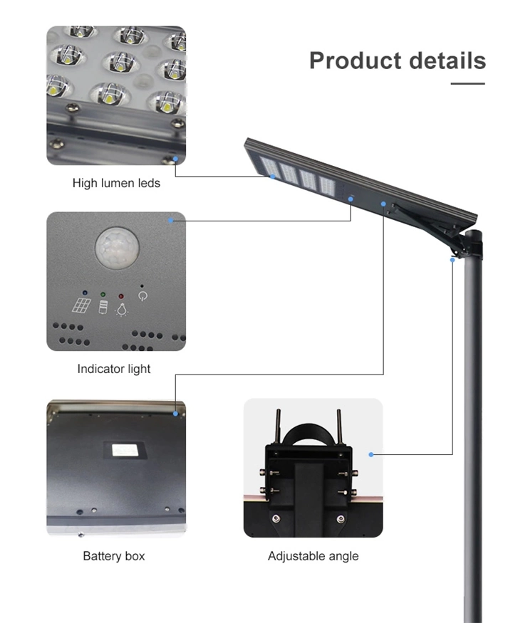 Hepu Custom Auto Outdoor Solar LED Street Garden Lighting