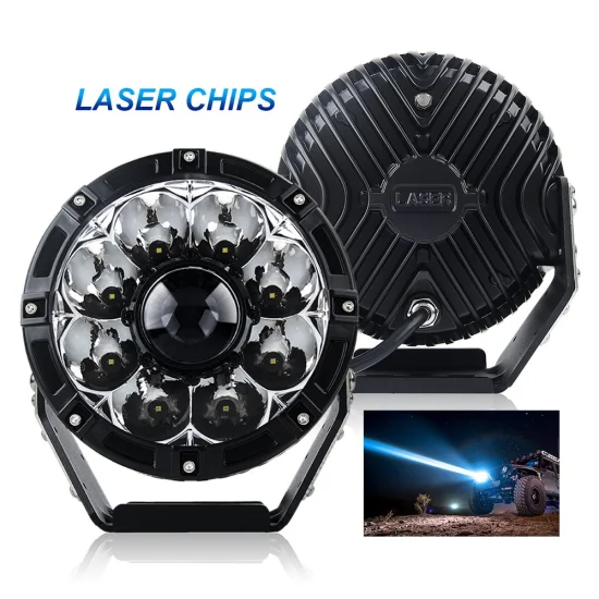 Fios de alta potência laser LED luz de condução 1900m distância de luz 7 polegadas 145W caminhão 4X4 offroad laser LED luz de trabalho para trator SUV Jeep